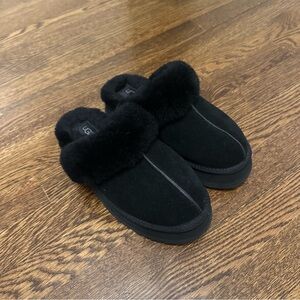 Black Platform Ugg Slippers